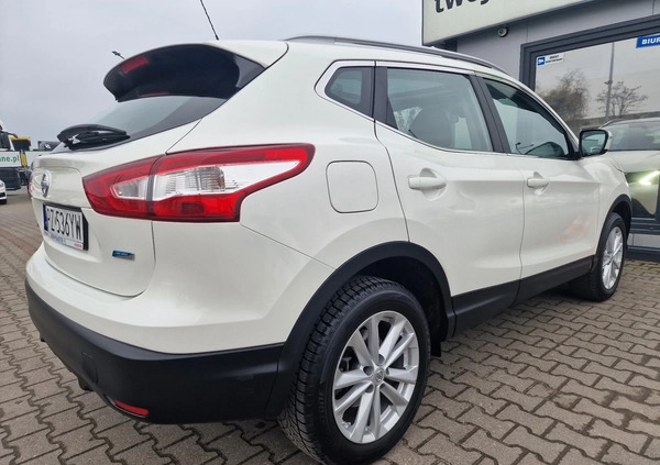 Nissan Qashqai cena 53500 przebieg: 105319, rok produkcji 2016 z Piaski małe 172